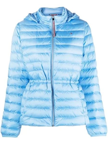 Tommy Hilfiger пуховик с капюшоном, синий