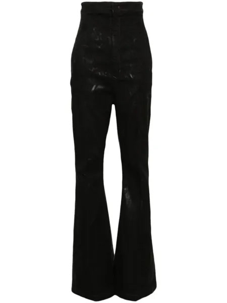 Rick Owens брюки bootcut Dirt Bolan, черный
