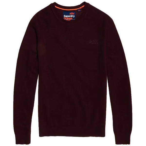 Свитер Superdry Orange Label Cotton Crew, красный