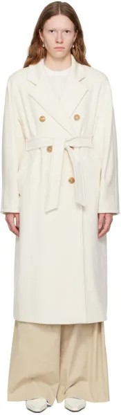 Белое пальто «Мадам» Max Mara