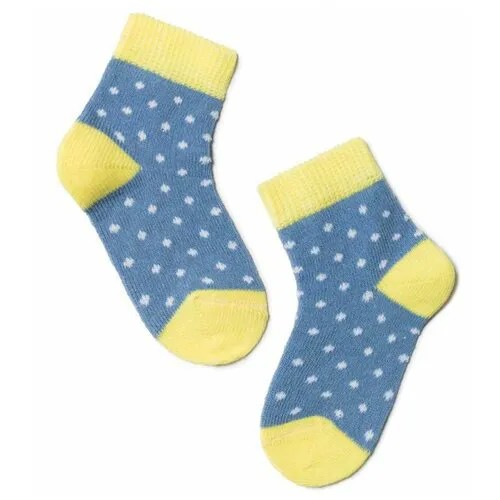 Носки Conte-kids tip-top, размер 8, желтый, голубой