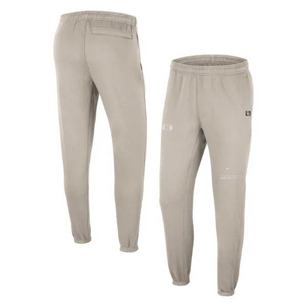 Мужские кремовые брюки-джоггеры Georgetown Hoyas Nike
