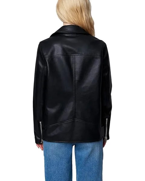 Куртка Blank NYC Leather Long Moto Jacket, цвет Beginner's Luck