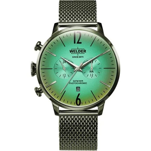 Наручные часы Welder Часы наручные мужские WELDER WWRC1011, Кварцевые, 47 мм, фиолетовый