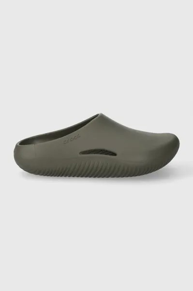 Шлепанцы Crocs, зеленый