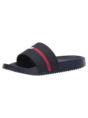 TOMMY HILFIGER Мужские темно-синие шлепанцы Comfort Redder с круглым носком, 11 м