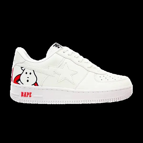 Кроссовки BAPE Ghostbusters x Bapesta Low 'White', белый
