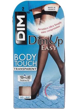 Чулки DIM Dim Up Body Touch Voile, 20 den, размер 2, peau doree (бежевый)