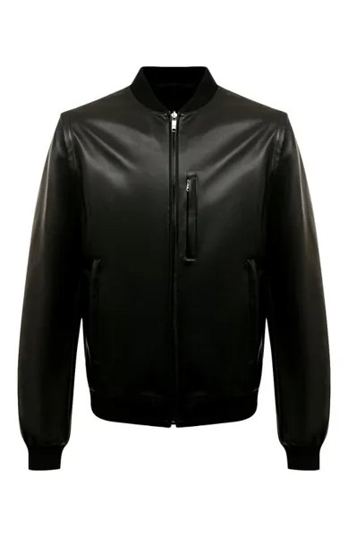 Двусторонний кожаный бомбер Prada
