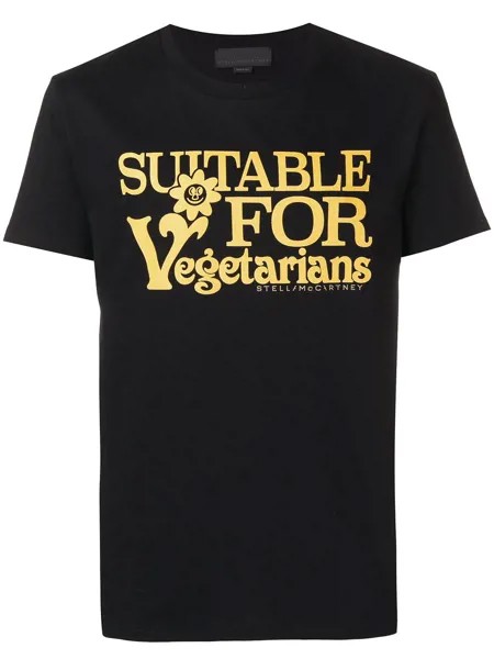 Stella McCartney футболка с принтом 'Vegetarian'