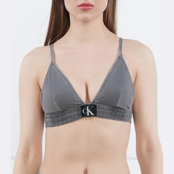 Лиф бикини ck authentic-s Calvin Klein, серый