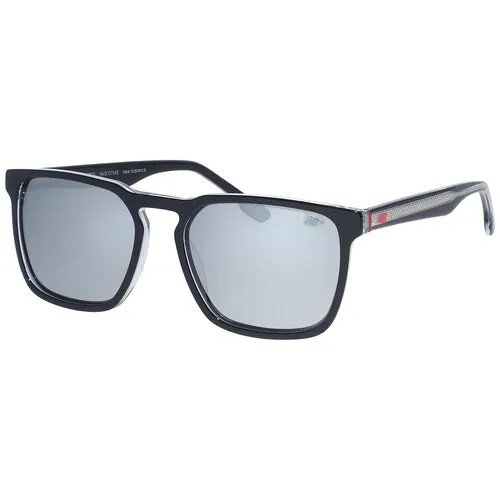 Солнцезащитные очки New Balance, серый, черный