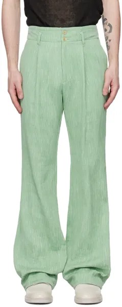Зеленые брюки-клеш TAAKK