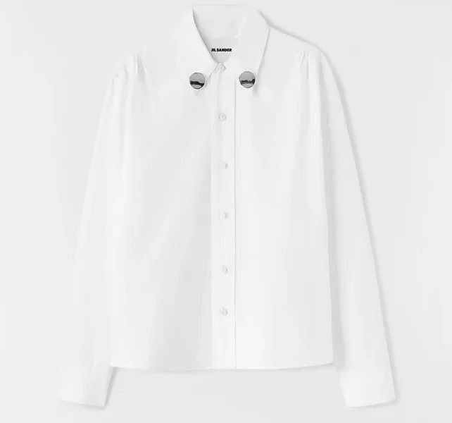 Рубашка Jil Sander Basic, белый