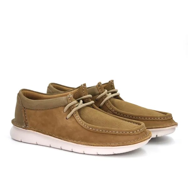 Мужские полуботинки Clarks, коричневые
