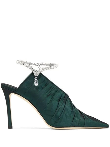 Jimmy Choo туфли Sadia 95, зеленый