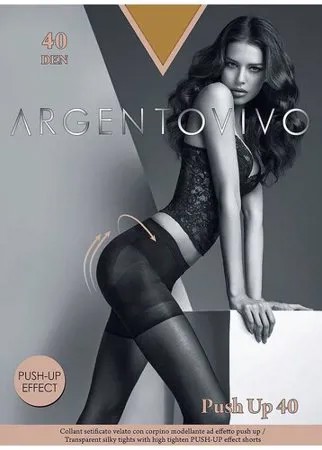 Колготки Argentovivo Push Up, 40 den, размер 3-M, caramello (бежевый)