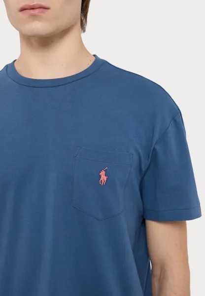 Базовая футболка CLASSIC FIT JERSEY POCKET T-SHIRT Ralph Lauren, темно-синий