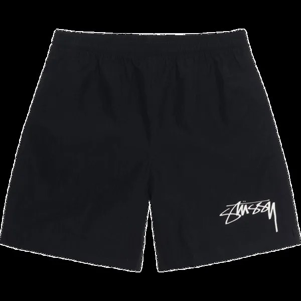 Шорты Stussy x Nike Nylon 'Black', черный