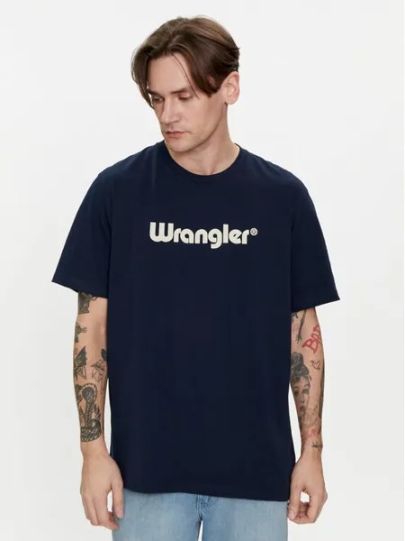 Футболка стандартного кроя Wrangler, синий