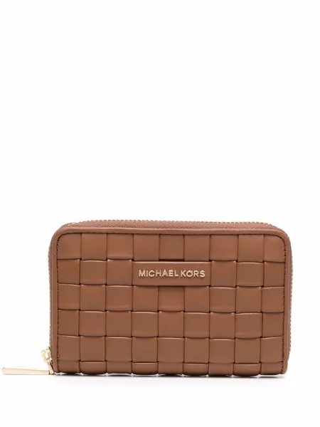 Michael Michael Kors плетеный кошелек на молнии