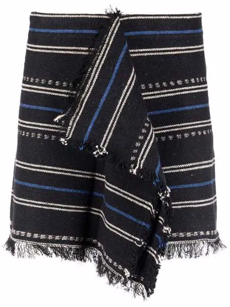 Isabel Marant Étoile юбка мини Jiloa с бахромой
