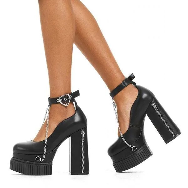 Туфли на платформе с надписью «I Wanna Be Creeper» Lamoda, черный