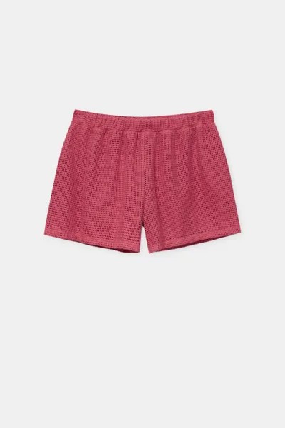 Шорты женские Pull&Bear PUL567431721 красные M. Доставка из-за рубежа.