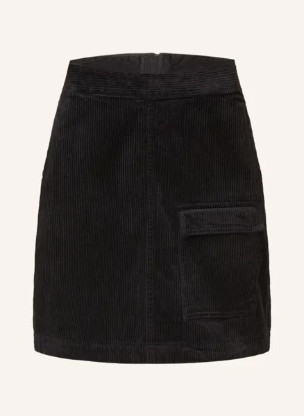 Вельветовая юбка Marc O'Polo Denim, черный