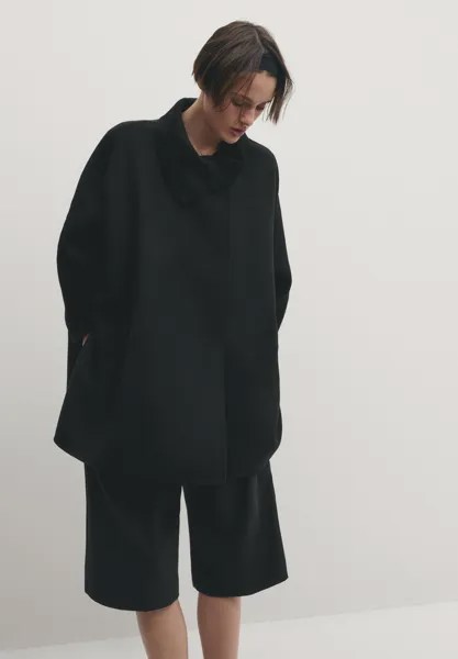 Накидка Massimo Dutti BLEND, черный