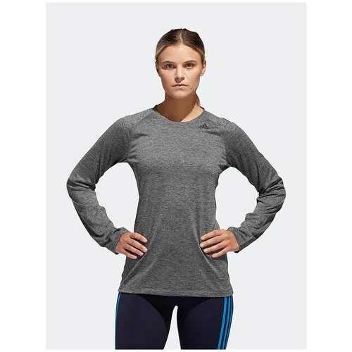 Лонгслив TECH PRIME LS T Adidas DU3487 Серый 40