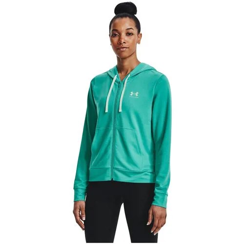 Лонгслив Under Armour Rival Terry FZ Hoodie Женщины 1369853-369 SM