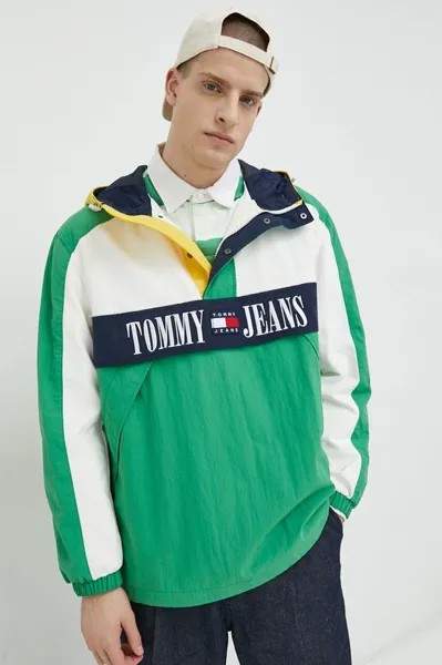 Куртка Tommy Jeans, зеленый
