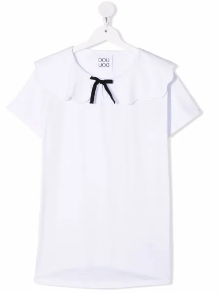 Douuod Kids футболка с бантом