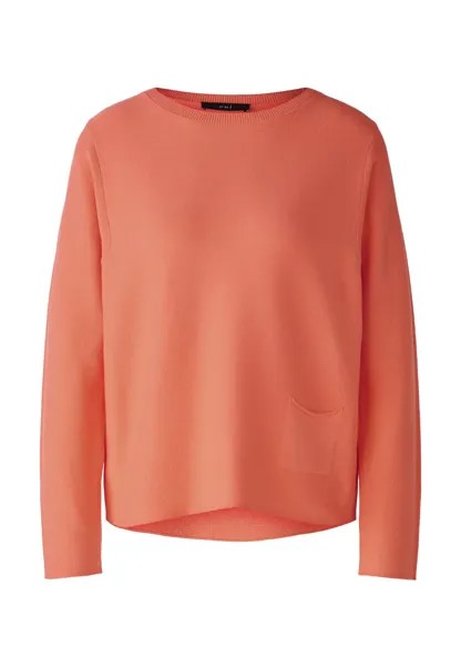 Свитер Oui KEIKO 100% Bio Baumwolle, цвет hot coral