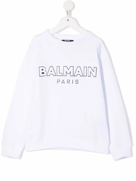 Balmain Kids толстовка с логотипом
