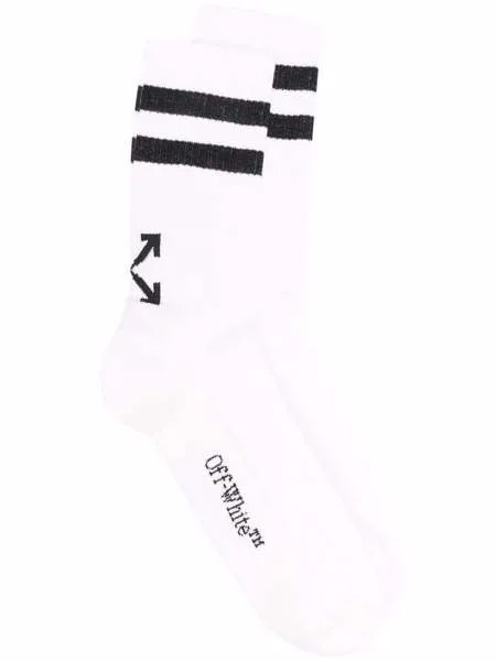 Off-White носки с полосками и логотипом Arrows