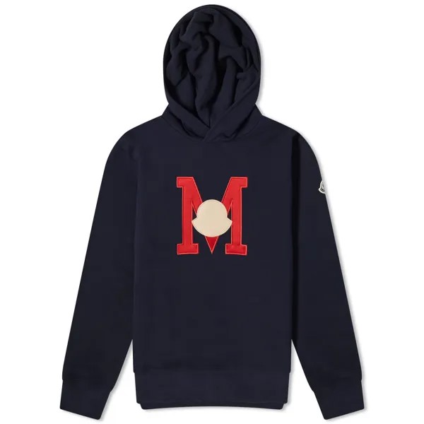 Худи Moncler Large M Popover, черный