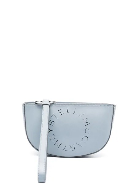 Stella McCartney полукруглый клатч Stella Logo