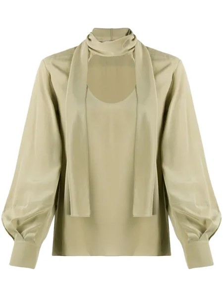Chloé блузка с завязками спереди
