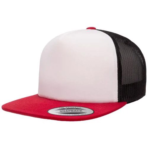 Кепка FlexFit 6005FW NO FOAM Trucker Red/White/Black
