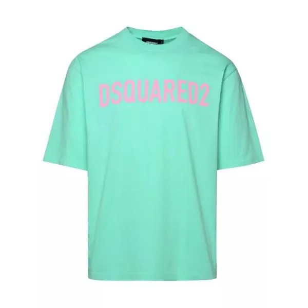 Футболка mint cotton t-shirt Dsquared2, зеленый