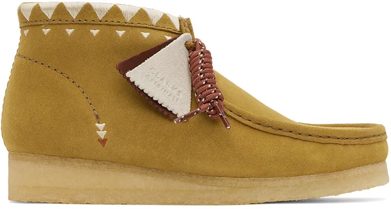 Коричневые ботинки дезерты Wallabee Clarks Originals