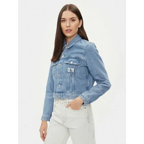 Джинсовая куртка Calvin Klein Jeans, размер S [INT], синий