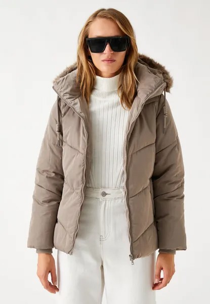 Зимняя куртка Hooded Puffer Anorak Koton, коричневый