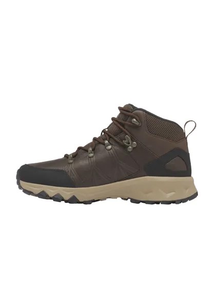 Кроссовки Peakfreak II Mid Outdry Leather, водонепроницаемые, амортизирующие, женские Columbia, коричневый