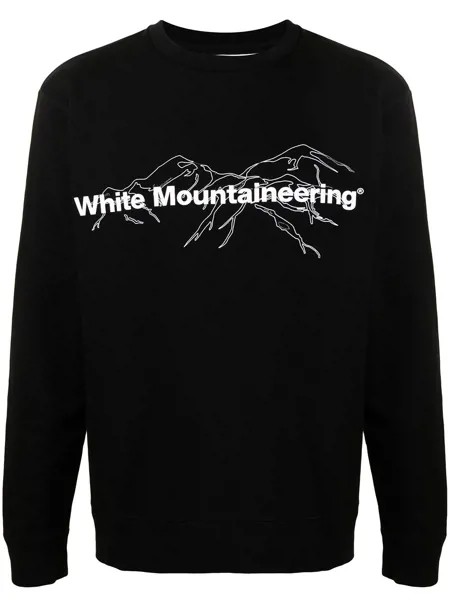 White Mountaineering толстовка с логотипом