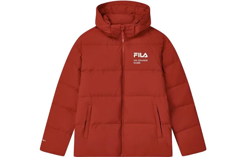 Пуховик унисекс Fila, зеленый