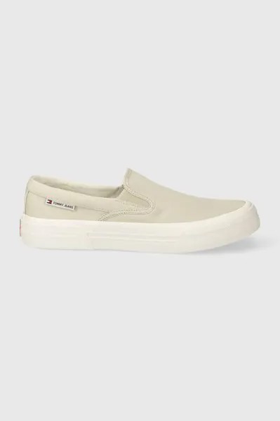 Кроссовки TJM SLIP ON CANVAS COLOR Tommy Jeans, бежевый