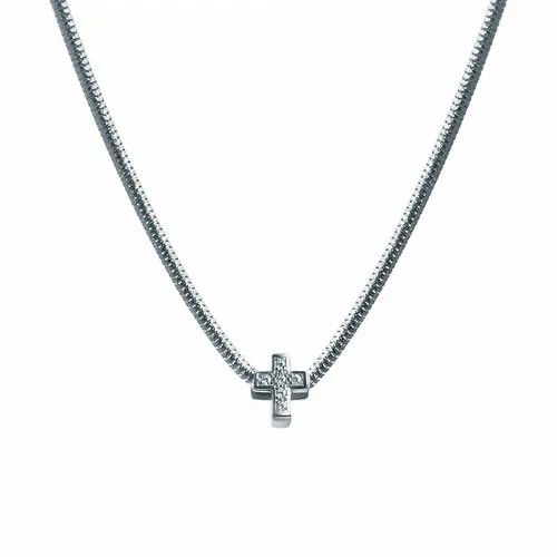 Колье ELEMENT47, серебро, 925 проба, длина 45 см.